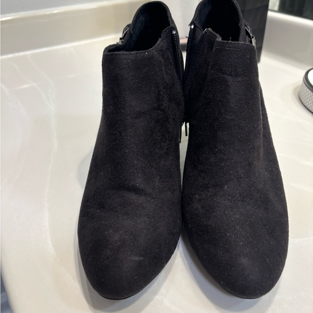 Black Suede Ankle Boots